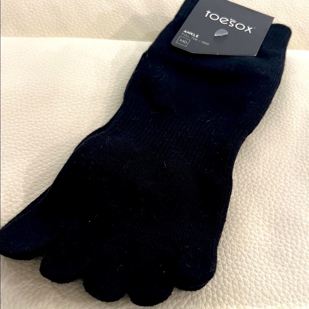 ToeSox Classic Black Toe Socks